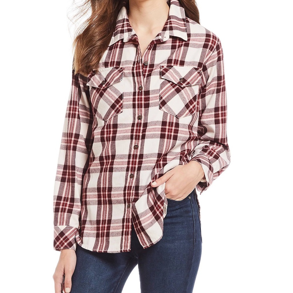 NWT Sanctuary Boyfriend Renegade Plaid 1X 2X